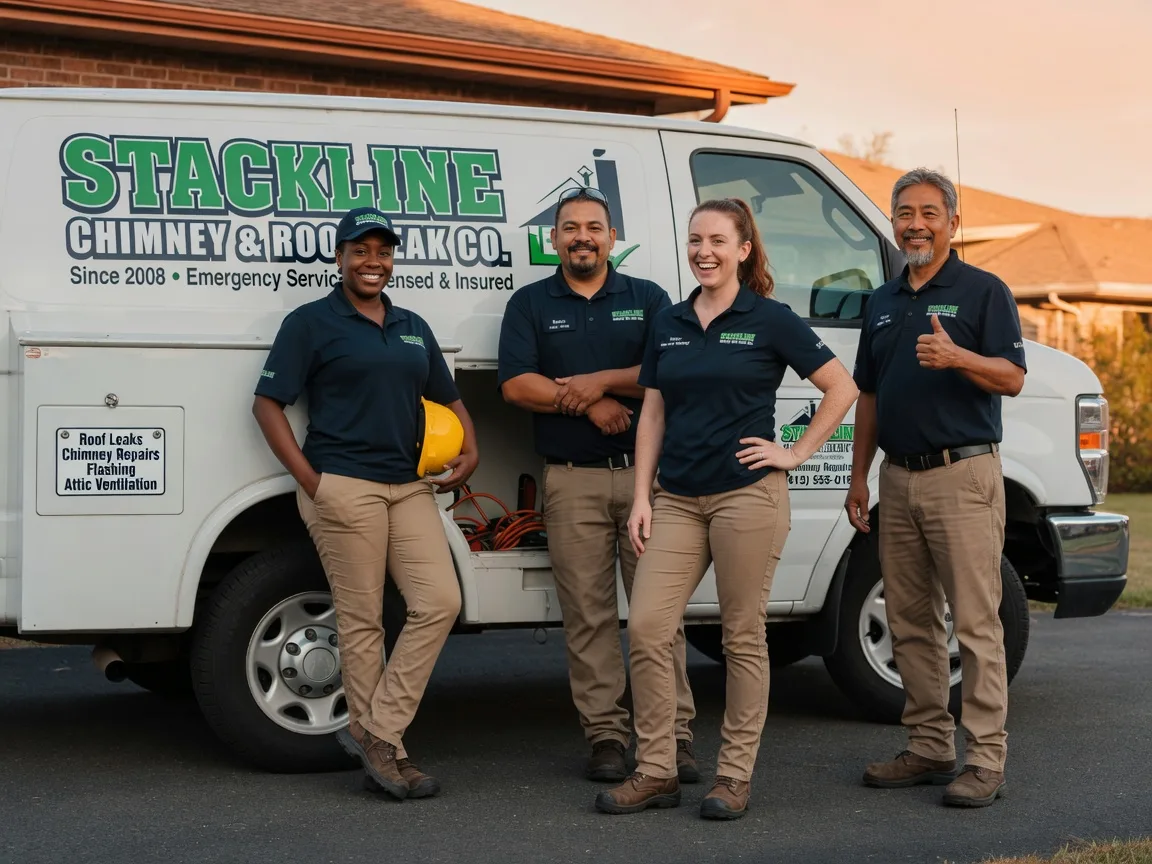 Chimney flashing repair company in Franklin, IL